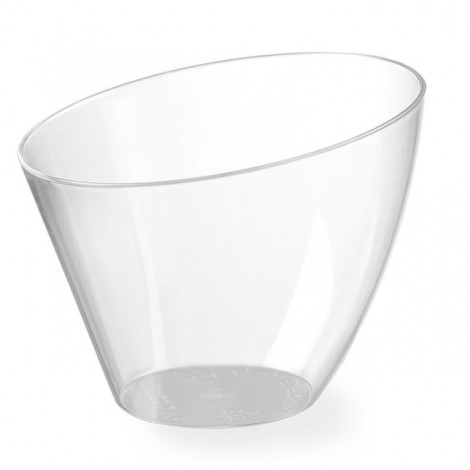 Naczynie skośne do przekąsek fingerfood – jednorazowe zestaw 100 szt. 140