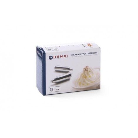 Naboje do syfonu do bitej śmietany, HENDI, 10 szt