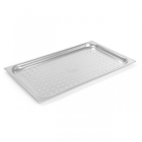 Pojemnik aluminiowy GN 1/1 perforowany  530x325x(H)20